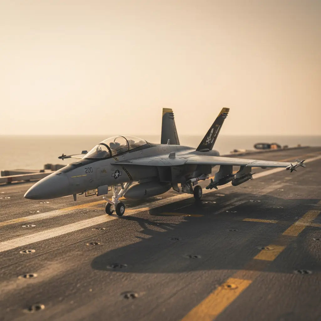 F-18 Hornet Model Aircraft for Display with Detailed Features