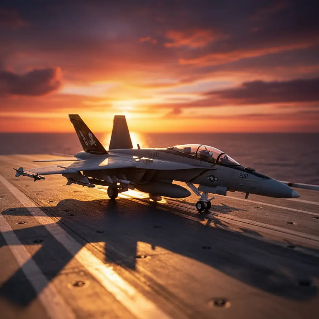F-18 Hornet Military Jet Model with Detailed Features for Collectors