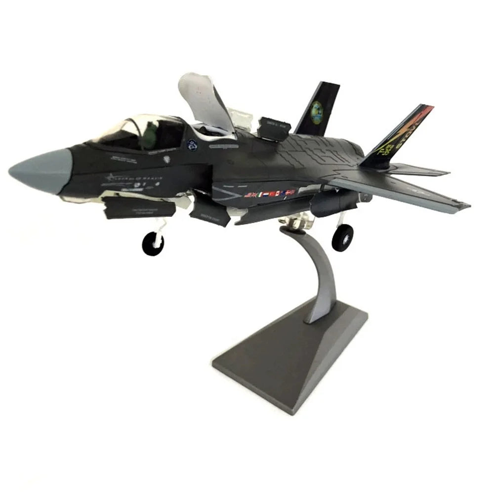 F-35 Lightning B Model Military Jet Model with Detailed Design