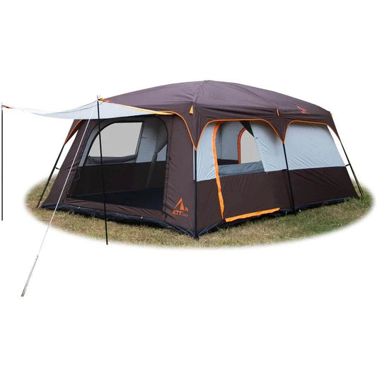 Family Cabin Tent - 2 Rooms For 10-14 Persons - Military-Outdoors.com