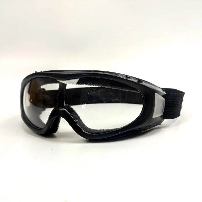 Black tactical goggles designed for FBI agent costume accessories