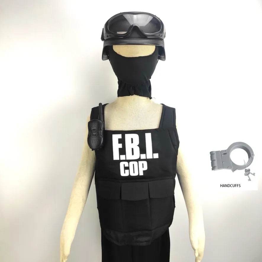 FBI Agent Costume Uniform For Kids 3-9 Years - Military-Outdoors.com