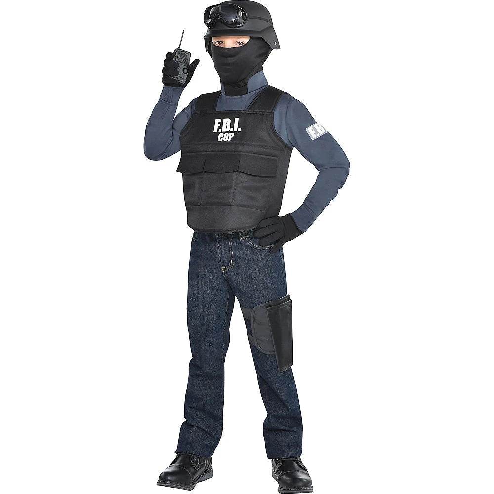 FBI Agent Costume Uniform For Kids 3-9 Years - Military-Outdoors.com