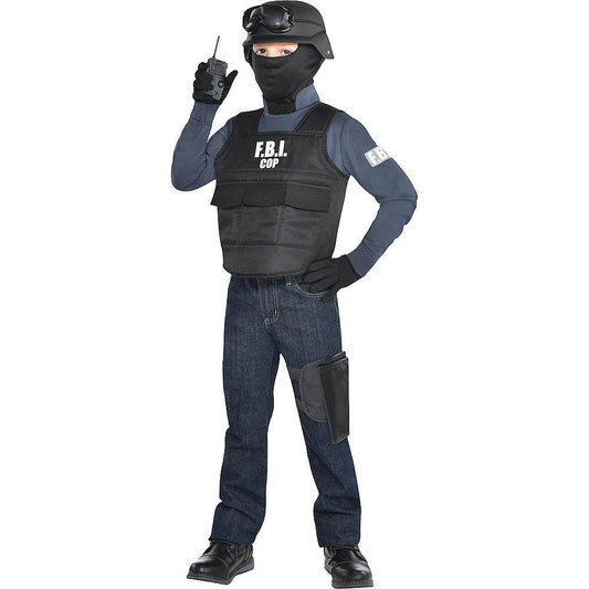 FBI Agent Costume Uniform For Kids 3-9 Years - Military-Outdoors.com
