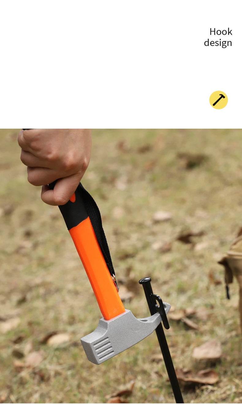 Outdoor Military-Gradel Ground Nail Hammer - Military-Outdoors.com