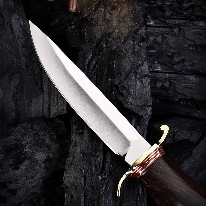 Finka NKVD knife with polished blade for outdoor survival tasks