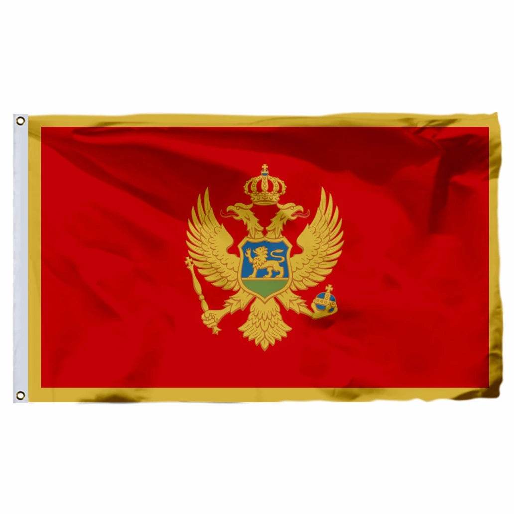 Montenegro And Serbia Historical Flags - Custom Sizes - Military-Outdoors.com