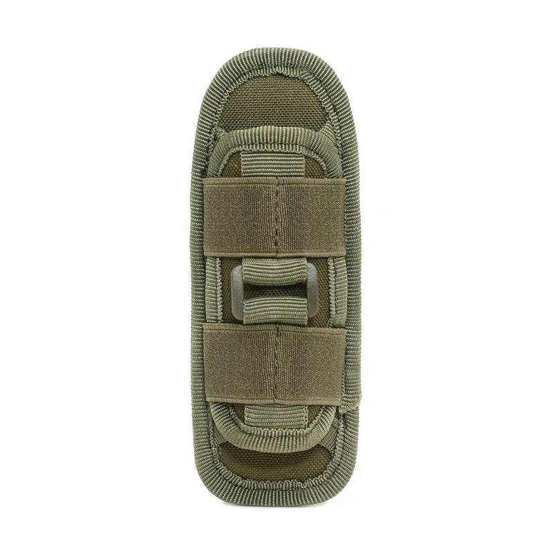 Olive Green Tactical Flashlight bundle Holder for Easy Carrying