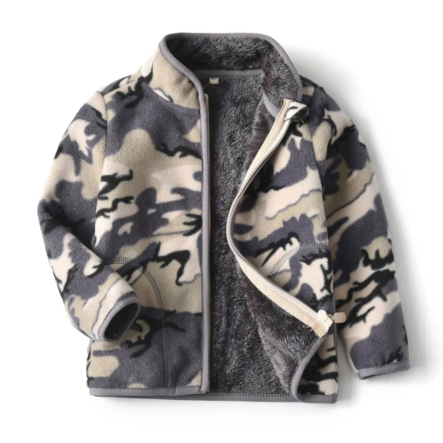 Military Camo Fleece Jacket for Kids - Outdoor Gear - Military-Outdoors.com