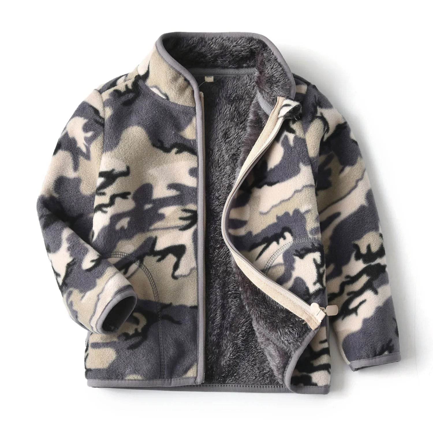 Military Camo Fleece Jacket for Kids - Outdoor Gear - Military-Outdoors.com