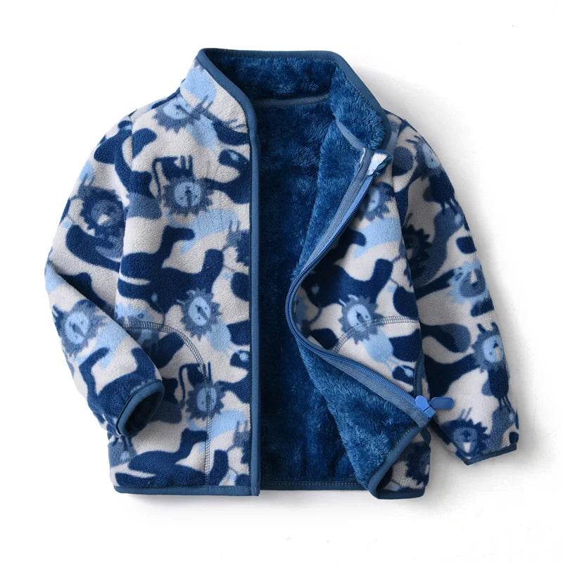 Military Camo Fleece Jacket for Kids - Outdoor Gear - Military-Outdoors.com