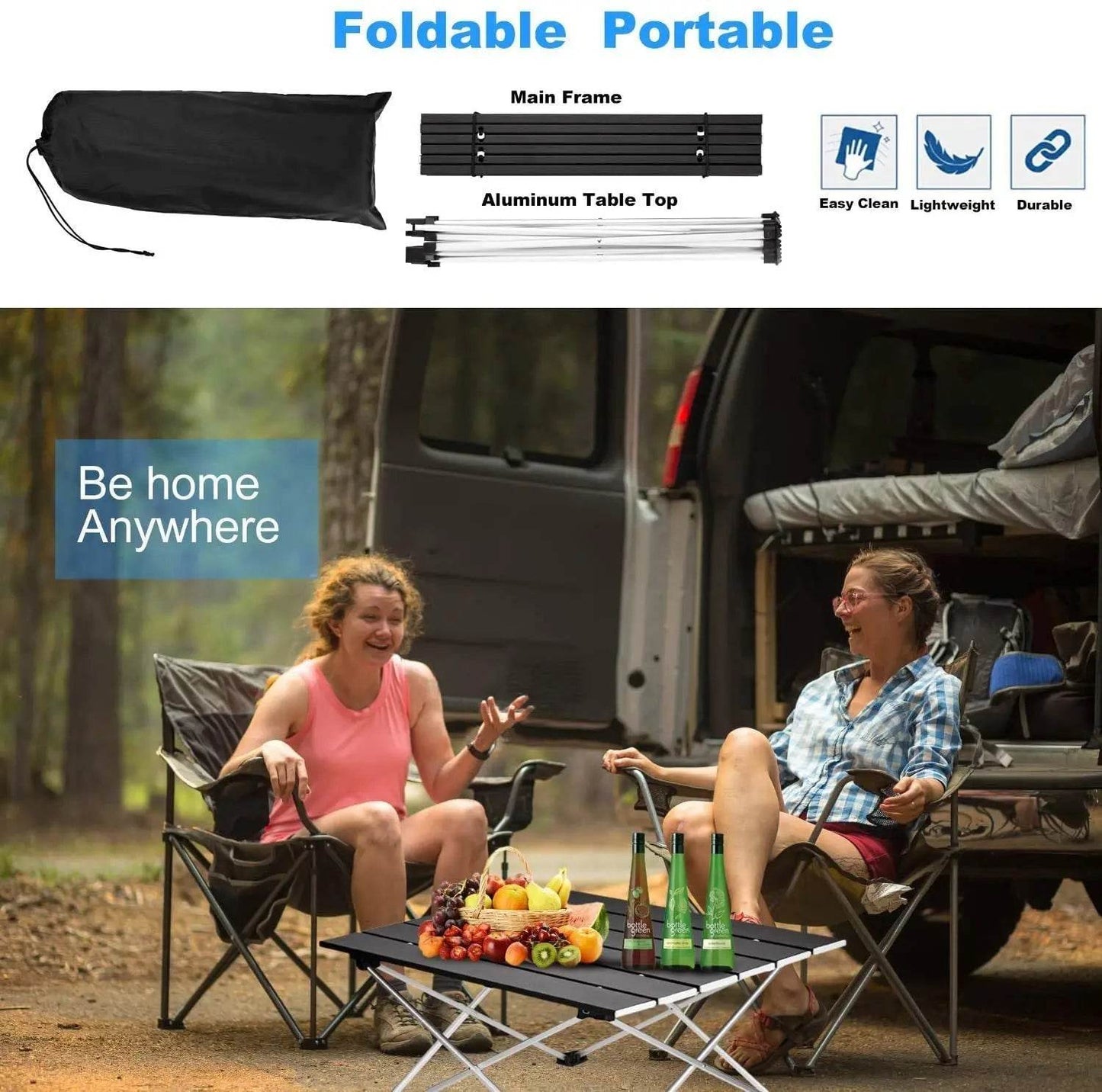 Ultralight Portable Folding Camping Table - Military-Outdoors.com