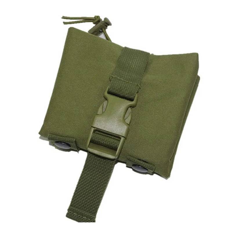 Folding Molle Magazine Bag in green made for tactical storage and easy access in outdoor activities