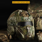 Full Face Protective Helmet with Anti-Fog Goggles - Outdoor and Airsoft Use