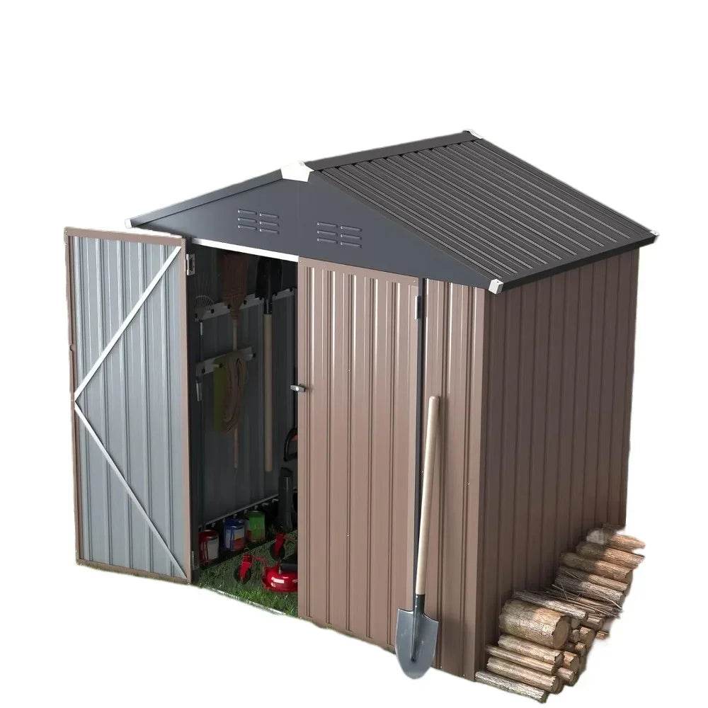 Military-Outdoors 6x4 Ft Outdoor Storage Shed - Durable & Secure - Military-Outdoors.com