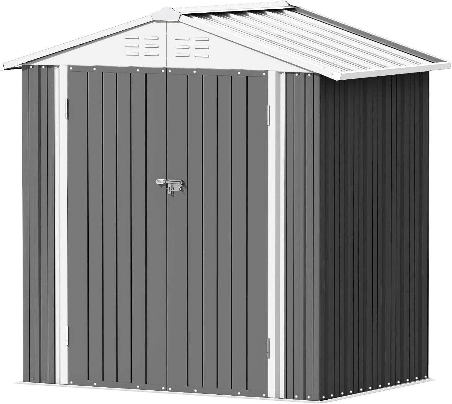 Military-Outdoors 6x4 Ft Outdoor Storage Shed - Durable & Secure - Military-Outdoors.com