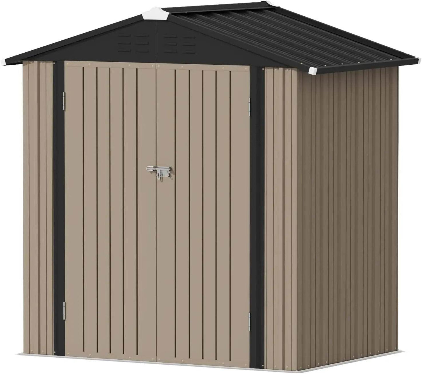 Military-Outdoors 6x4 Ft Outdoor Storage Shed - Durable & Secure - Military-Outdoors.com