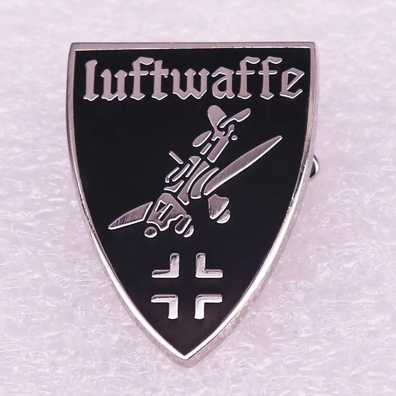 Luftwaffe German badge replica with aircraft design for collectors