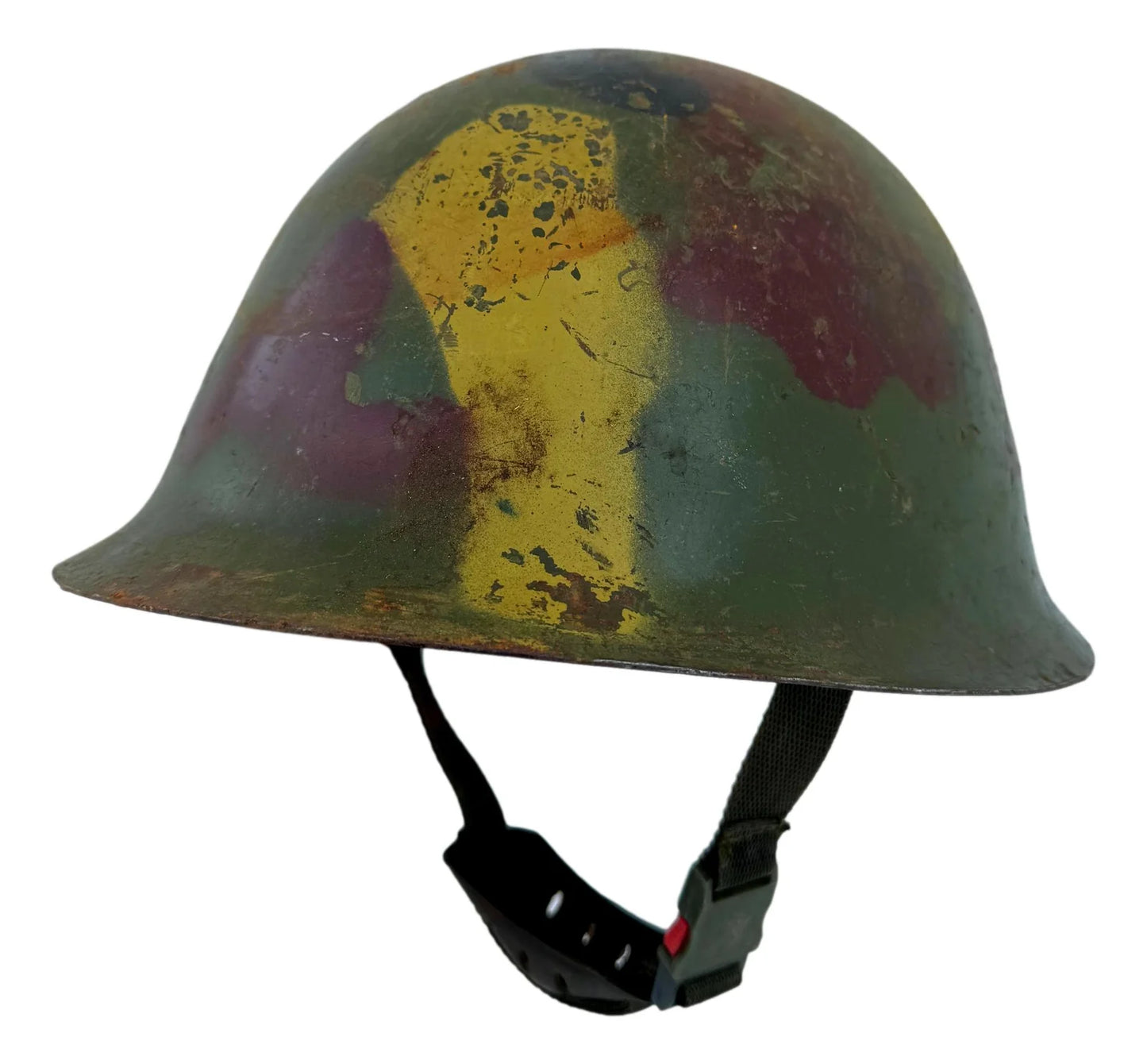 GK80 Helmet in camo design, ideal for military surplus enthusiasts