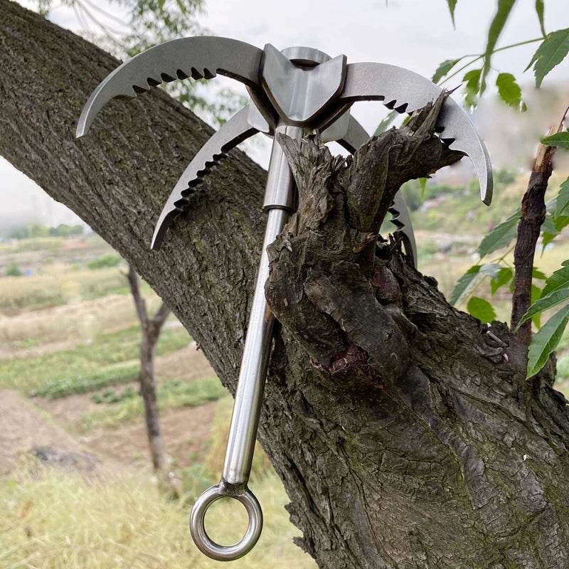 Grappling Hook with 20m Auxiliary Rope - Military-Outdoors.com