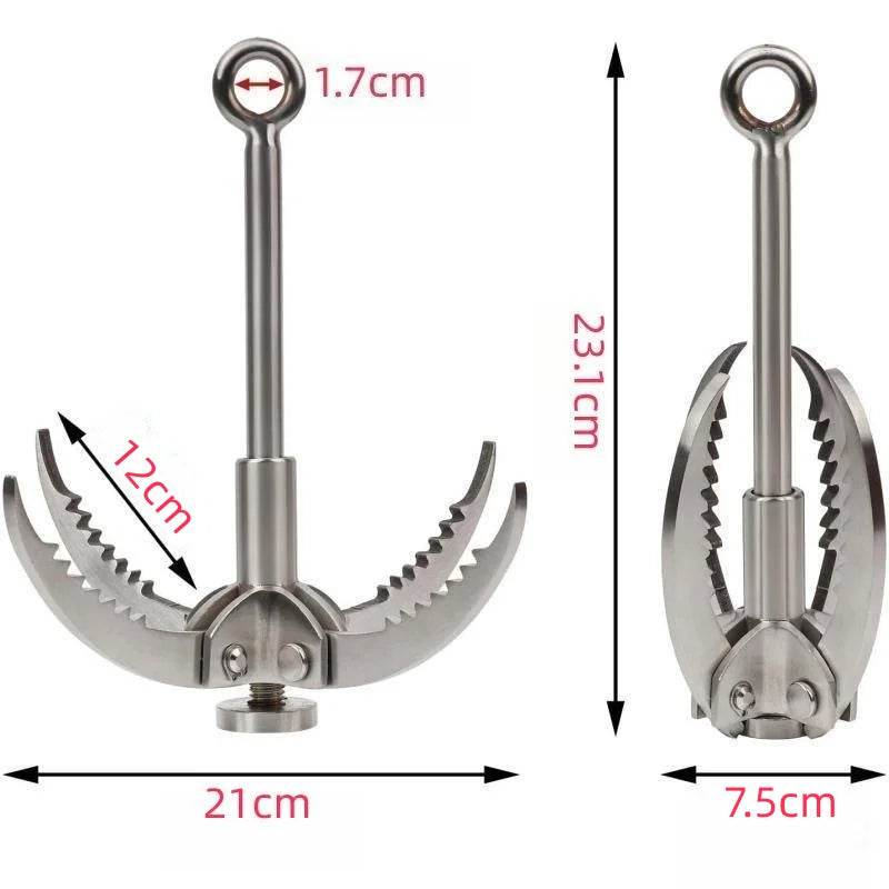 Grappling Hook with 20m Auxiliary Rope - Military-Outdoors.com