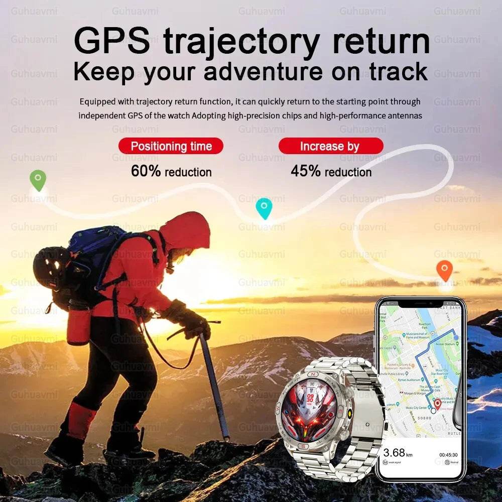 Outdoor Smart Watch With GPS Tracking - Military-Outdoors.com