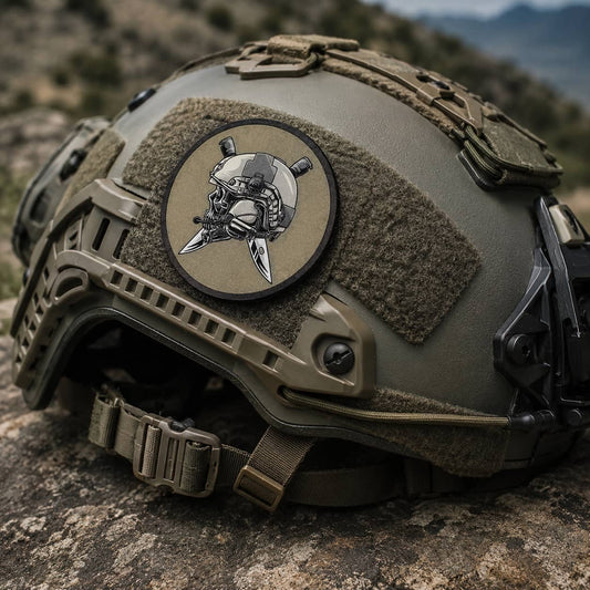 Tactical helmet morale patch embroidered hook and loop badge for backpack jacket and hat