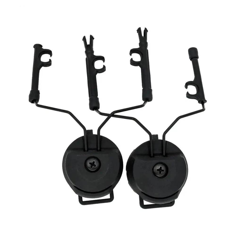 Headphone Bracket And Core Helmet Rail Adapter - BK - Military-Outdoors.com