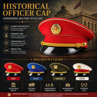 British Historical Officer Cap - Ceremonial Military Style Hat for Collectors