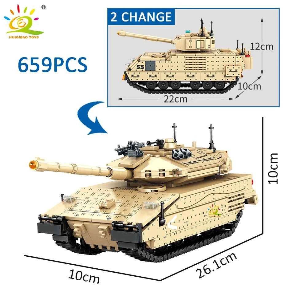WW2 DIY Toy Tank Set with Soldiers - Military-Outdoors.com - Military-Outdoors.com