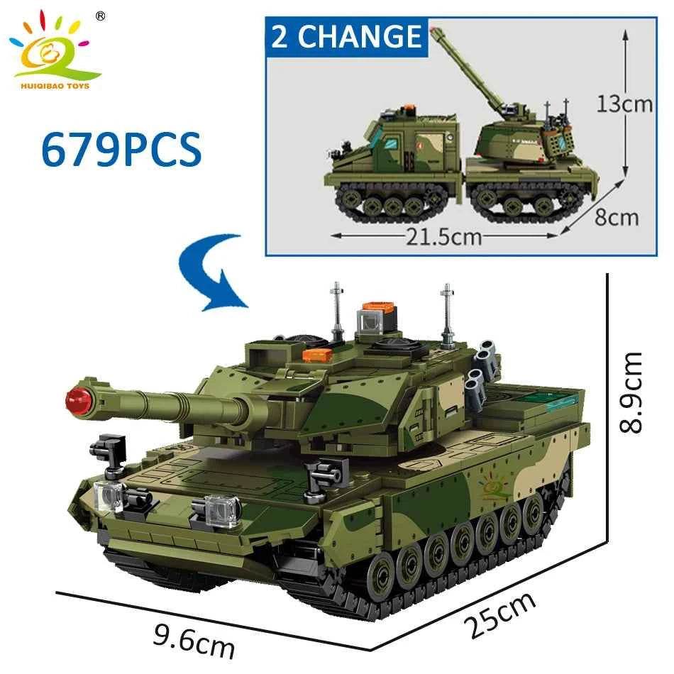 WW2 DIY Toy Tank Set with Soldiers - Military-Outdoors.com - Military-Outdoors.com