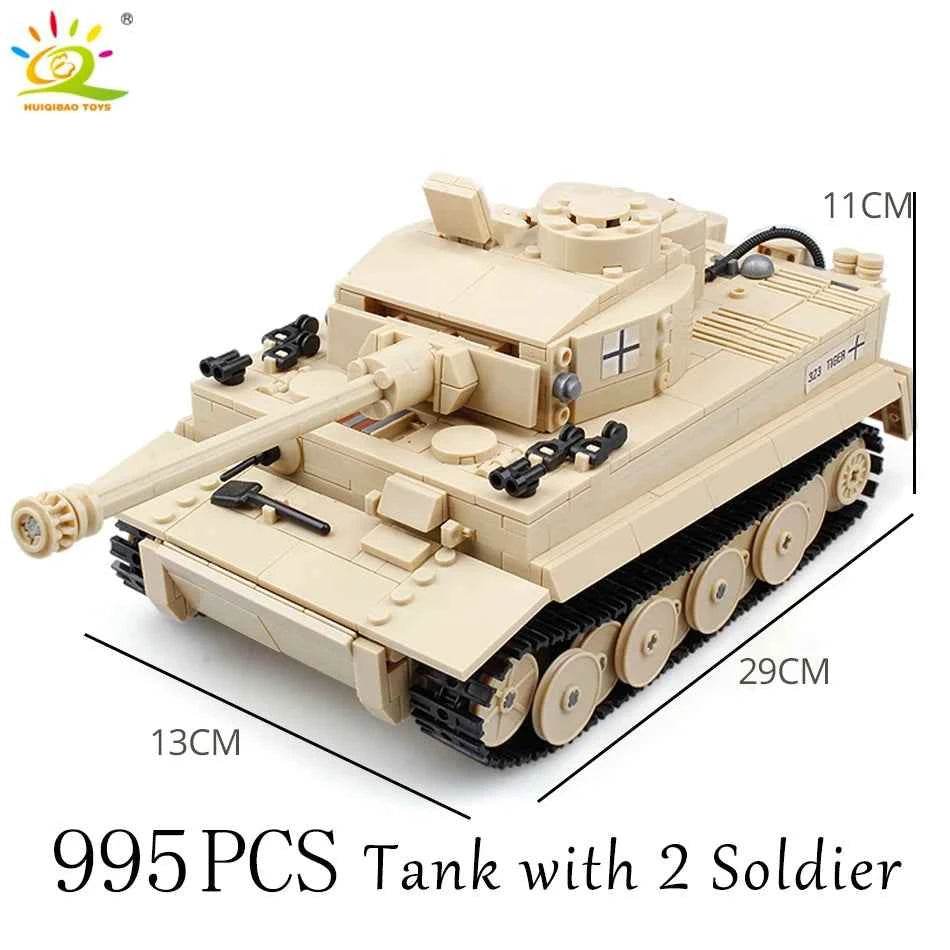 WW2 DIY Toy Tank Set with Soldiers - Military-Outdoors.com - Military-Outdoors.com