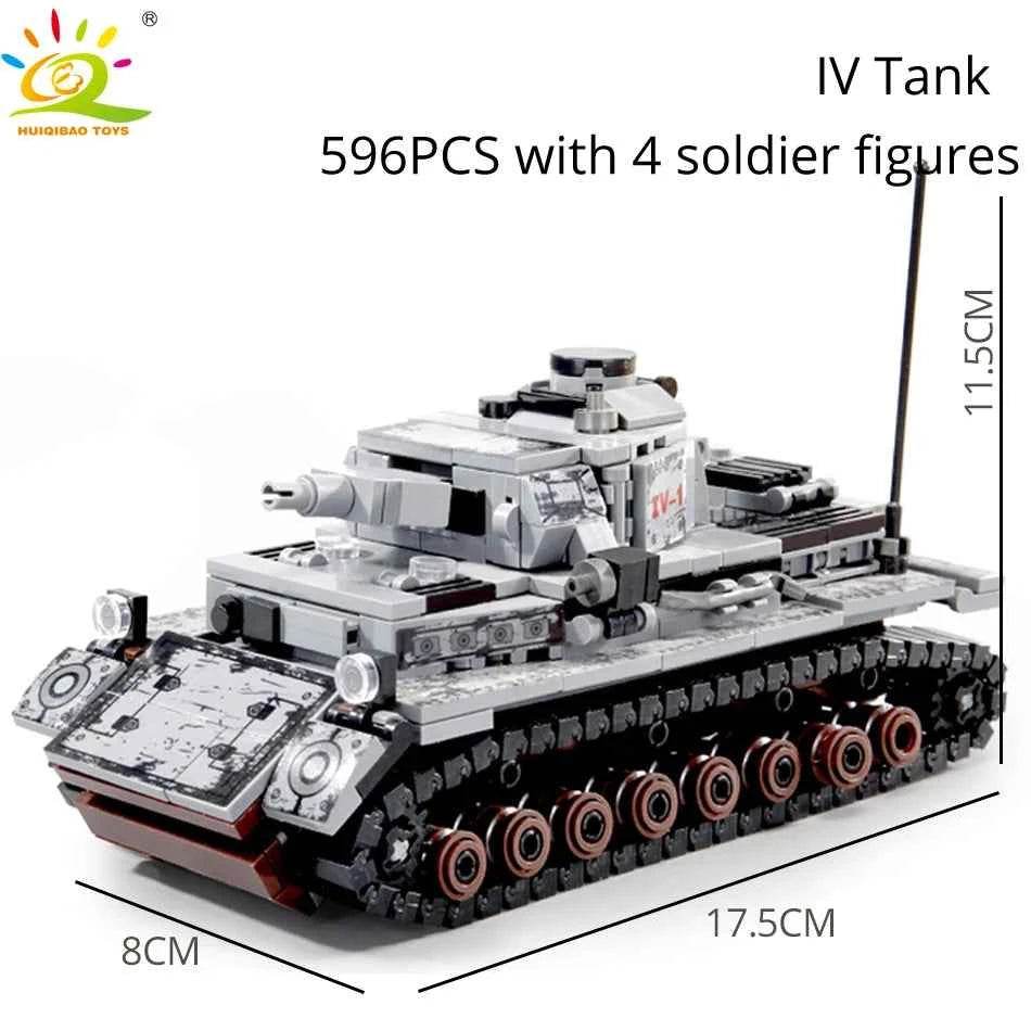 WW2 DIY Toy Tank Set with Soldiers - Military-Outdoors.com - Military-Outdoors.com
