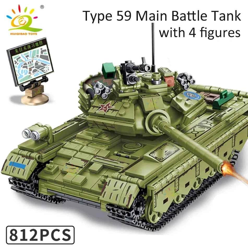 WW2 DIY Toy Tank Set with Soldiers - Military-Outdoors.com - Military-Outdoors.com