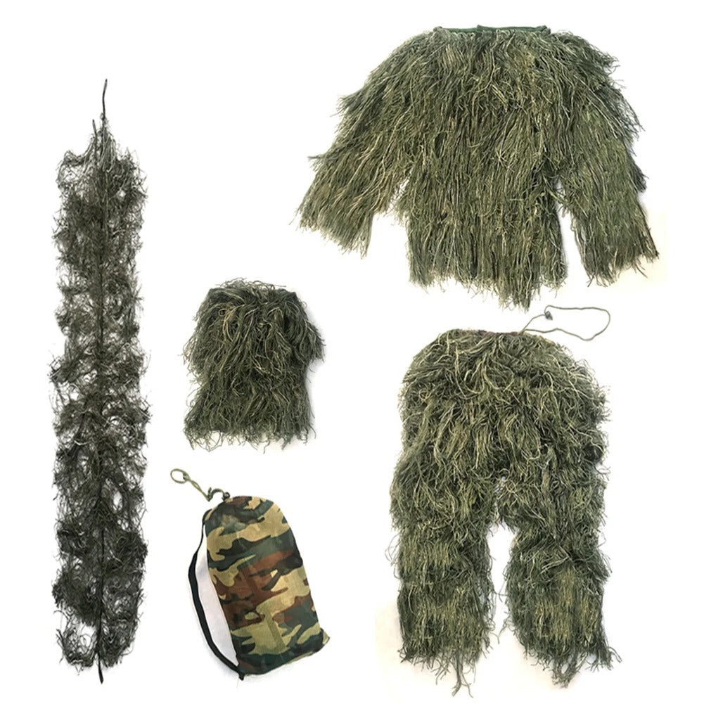 Ghillie Suit For Hunting Or Military Tactical Sniper Set Military-Outdoors