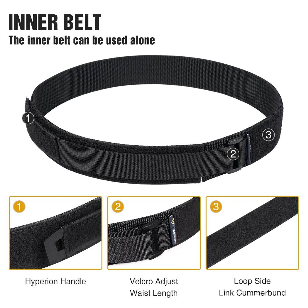 Inner And Outer Adjustable Combat Belt - Military-Outdoors.com