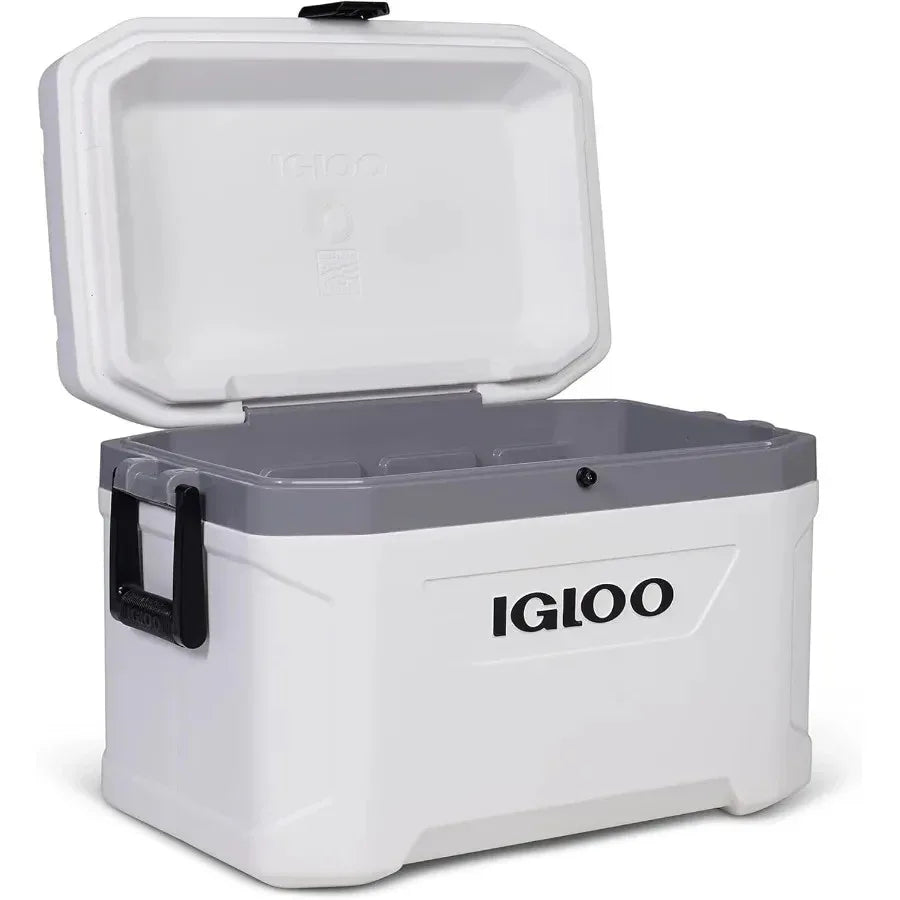 Igloo Hard Cooler Box in White with Durable Design for Outdoor Adventures