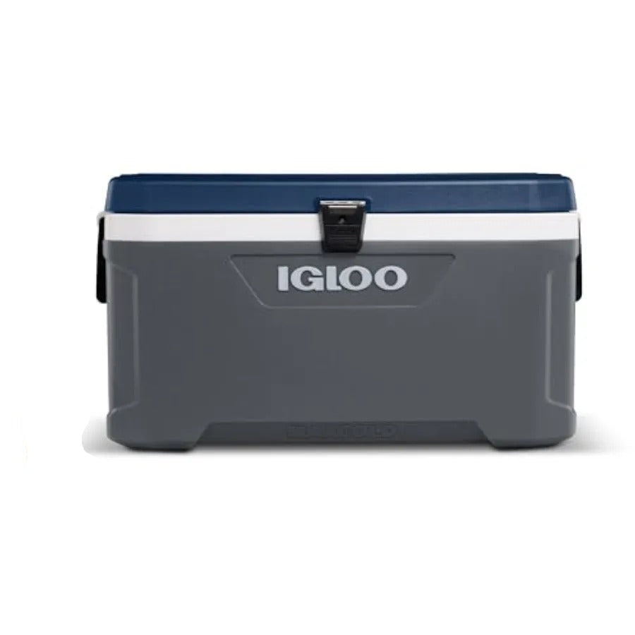 Igloo hard cooler box in gray and navy for outdoor adventures