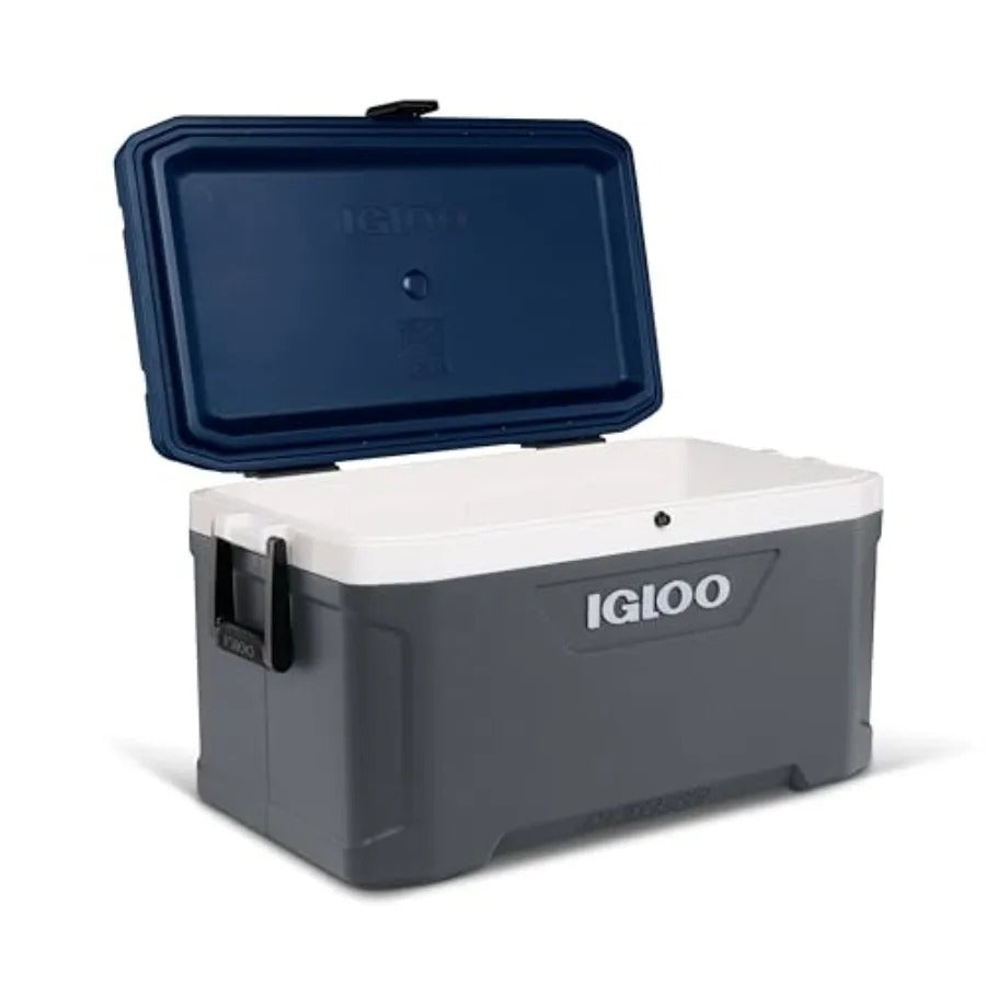 Igloo Hard Cooler Box in Gray and Blue for Outdoor Adventures