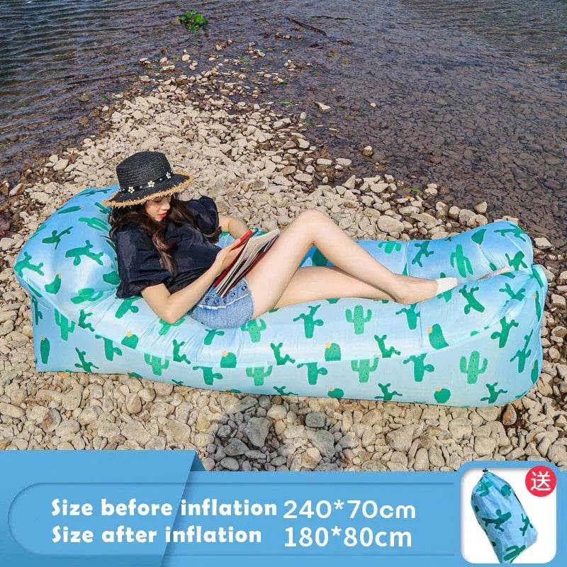 Outdoor Fast Inflatable Air Sofa 240x70cm - Military-Outdoors.com