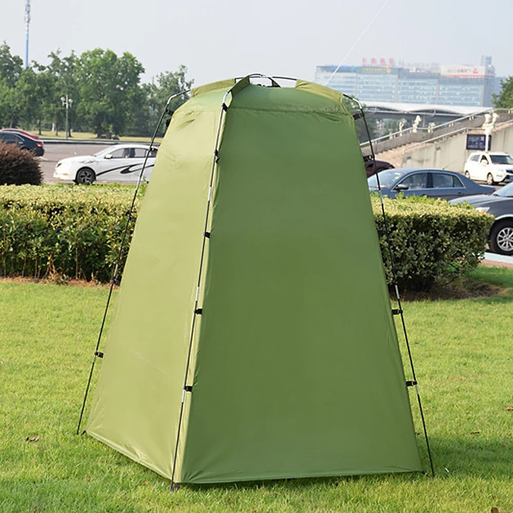 Green back view Privacy Shelter Tent - Instant Shower Or Toilet Military-Outdoors.com