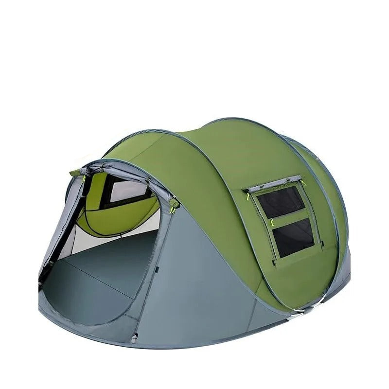 Green Instant Tent for quick setup and outdoor camping adventures