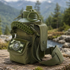 Tactical Insulated Water Bottle - Military-Style Canteen with Carry Case