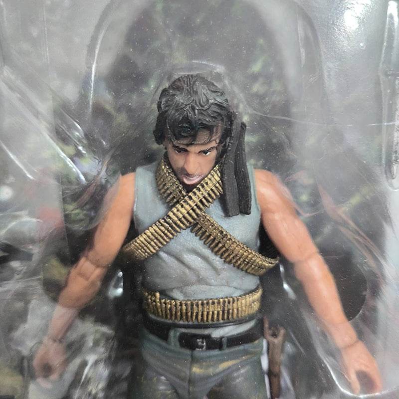 John Rambo action figure in military attire with detailed accessories