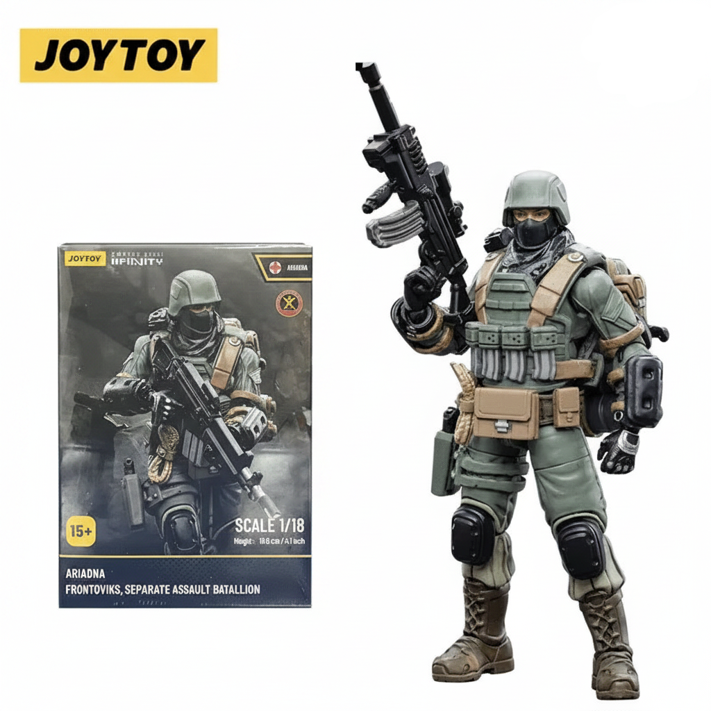 JOYTOY action figure Ariadna in tactical gear with rifle for collectors