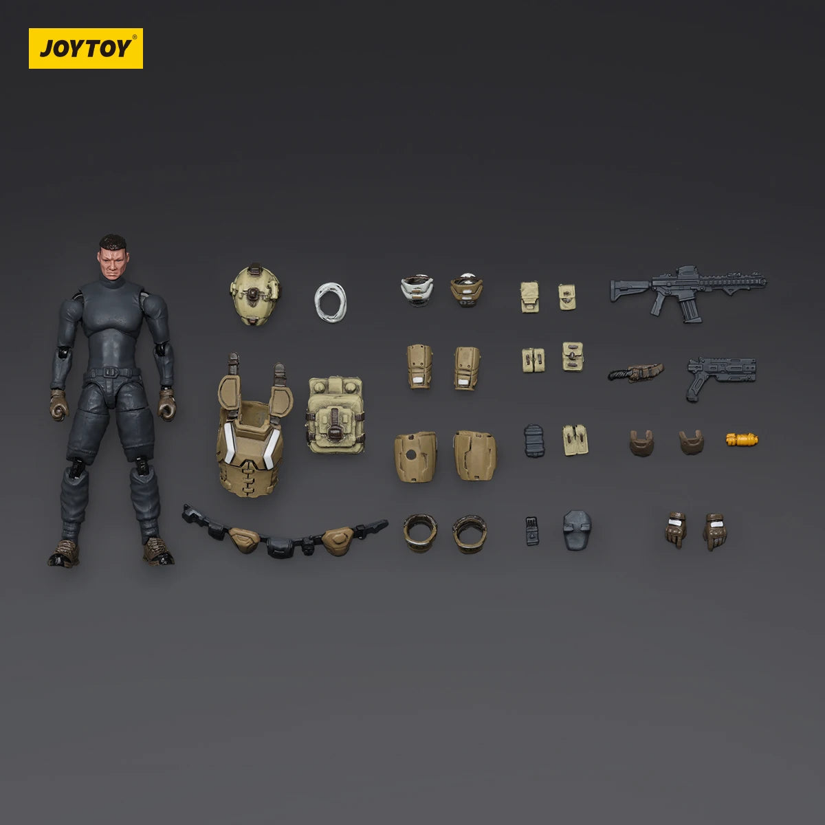 JOYTOY Battle For the Stars Action Figure with Customizable Gear and Accessories for Collectors