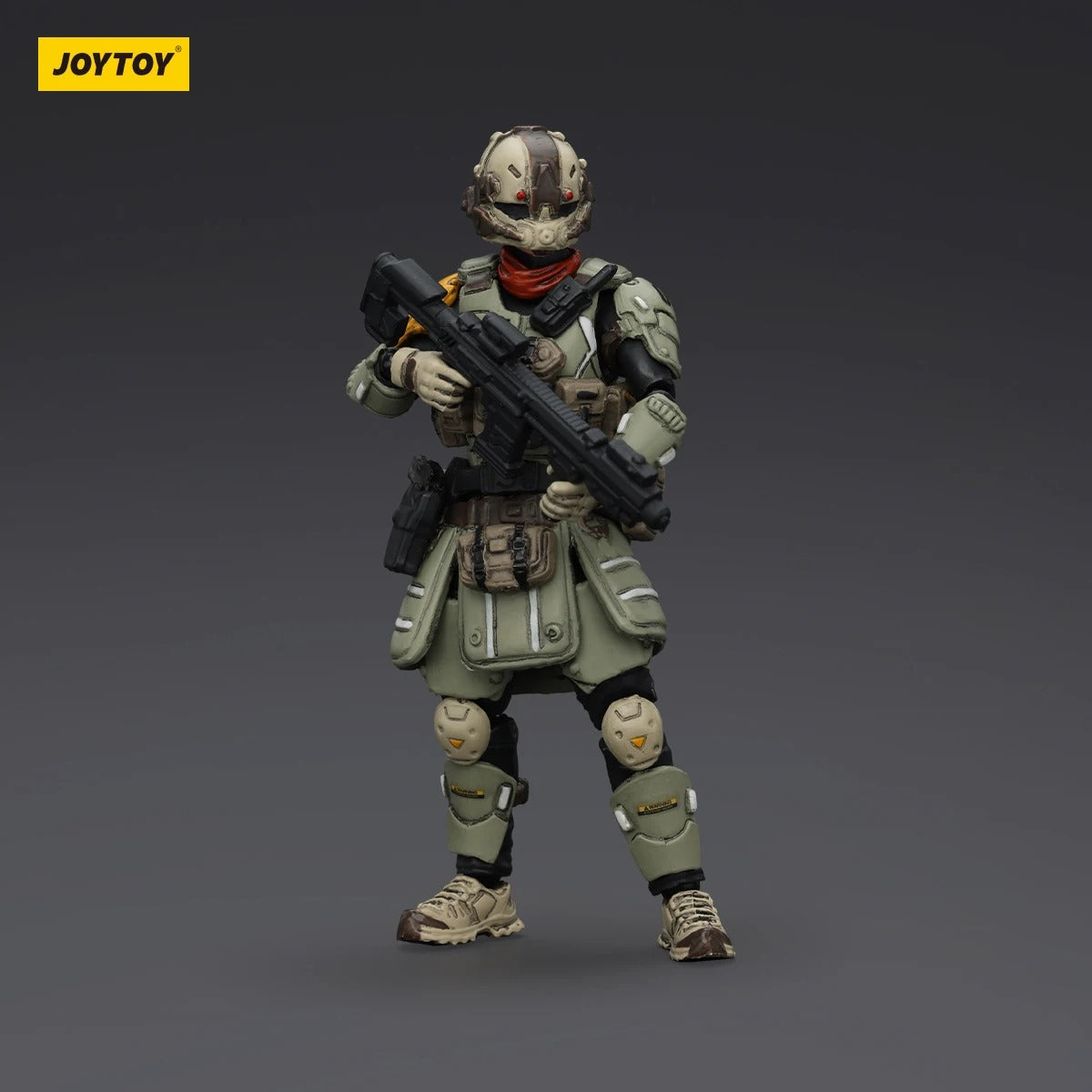 JOYTOY Battle For the Stars action figure in tactical gear holding a rifle, ideal for collectors and enthusiasts