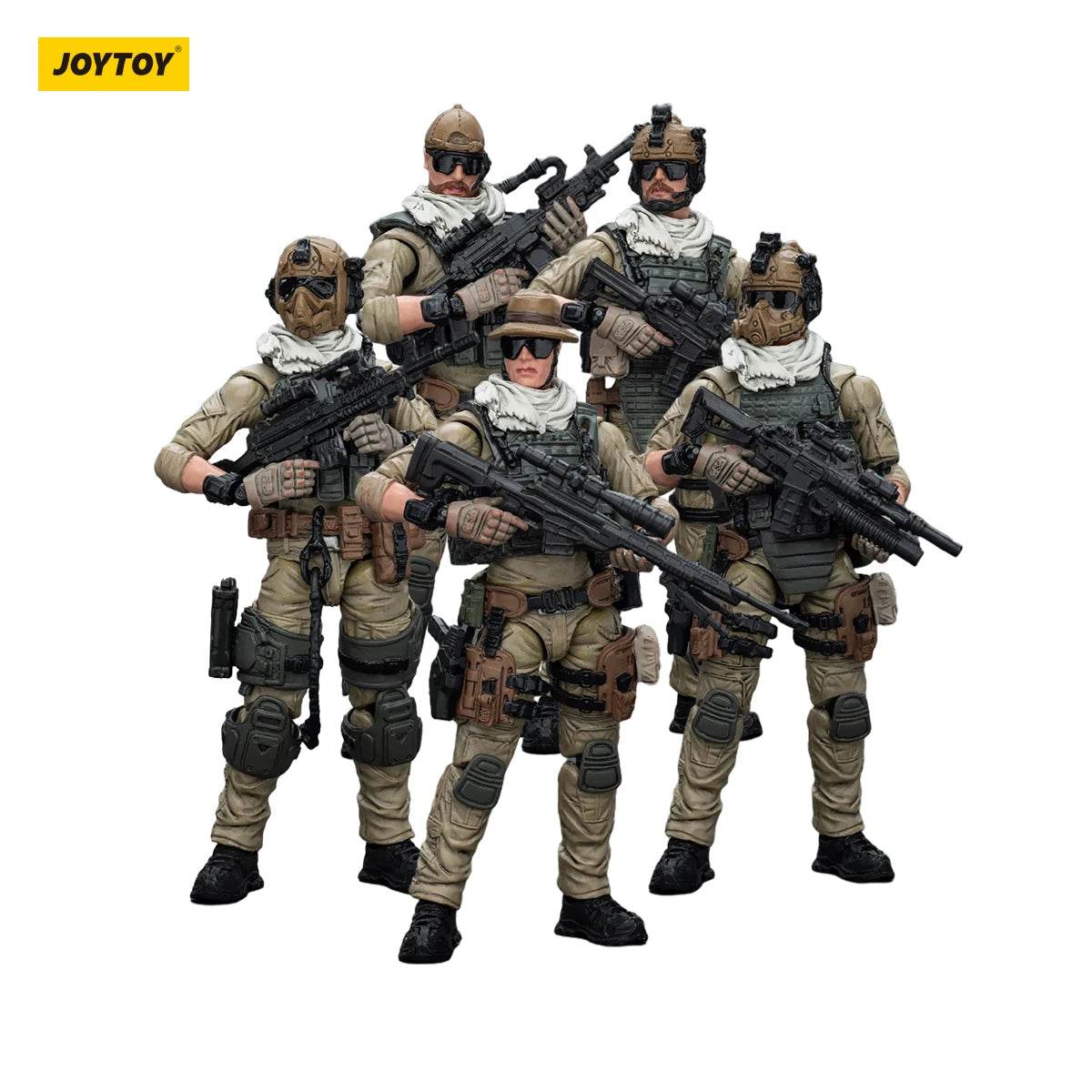 JOYTOY 1/18 Delta Assault Squad Figures - Military Action Set - Military-Outdoors.com
