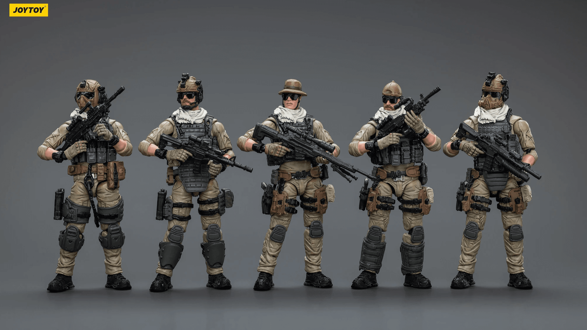 JOYTOY 1/18 Delta Assault Squad Figures - Military Action Set - Military-Outdoors.com