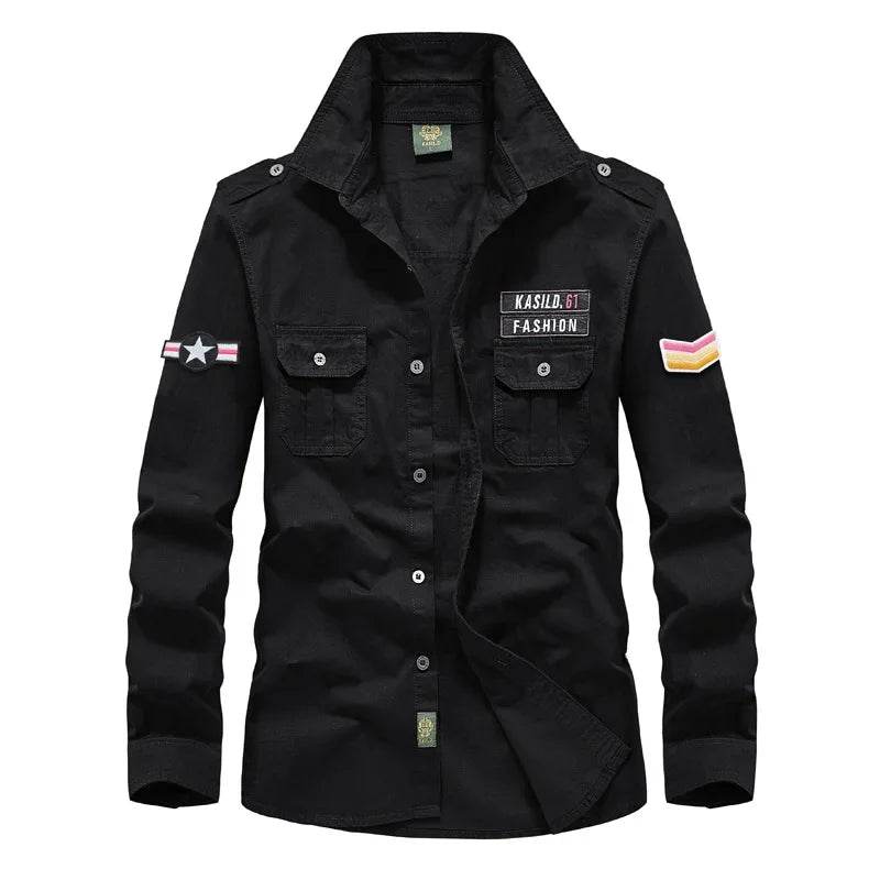 Outdoor Military Long-sleeved Shirt - Military-Outdoors.com